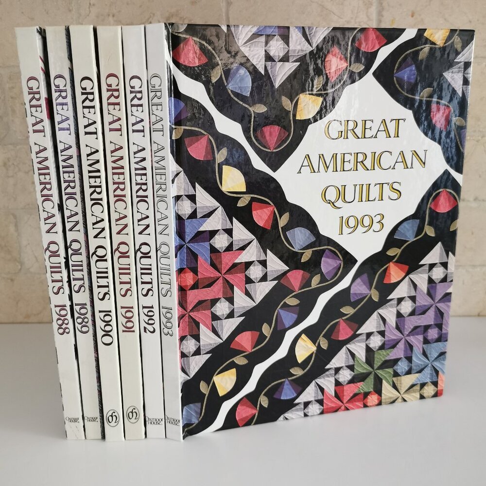 Great American Quilts 1988 - 1993 Vintage Books Set Hardcover Quilting Designs